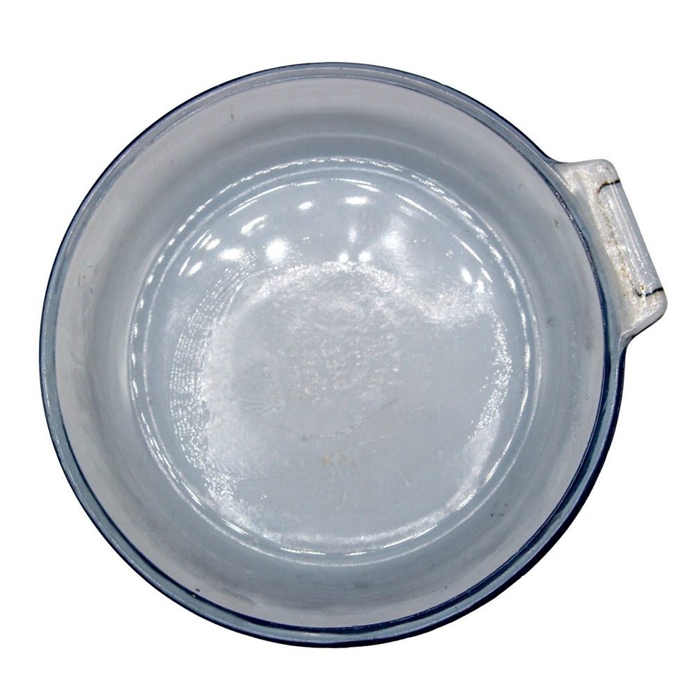 Vintage PYREX Flameware 7" Blue Glass Skillet #817-B